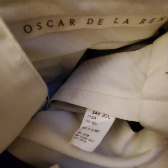 Oscar De La Rente Mens pin striped suit - Picture 5 of 8